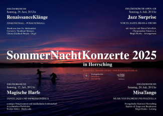 Plakat Nachtkonzerte 2025